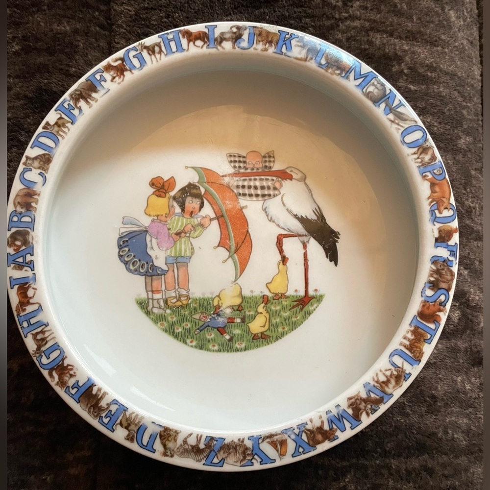 Vintage baby dish - made in Germany